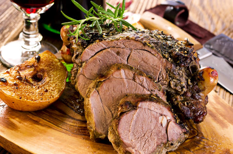Freshly Prepared, Boned and Rolled Leg of Lamb