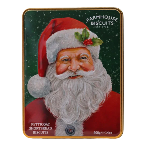 Santa Portrait Christmas Tin