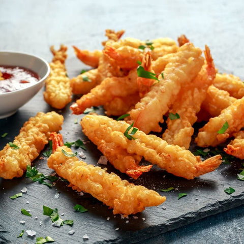 Freshly Frozen Tempura Battered Prawns