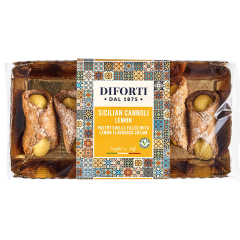 Sicilian Cannoli with Lemon Cream