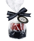 Packaged cheese product with a Snowdonia Cheese Company ribbon