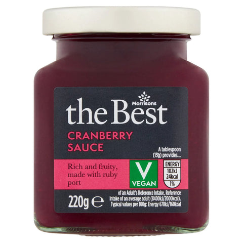 Morrisons The Best Cranberry Sauce with Port